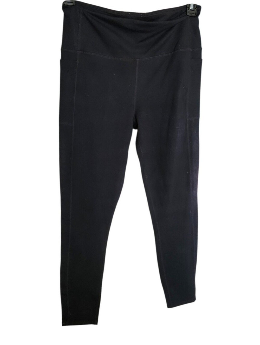 Skechers GO WALK High-Waisted Leggings Black 4-way Stretch Side Pockets Size LG - Picture 2 of 10